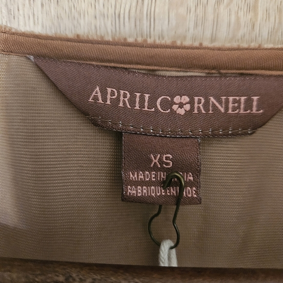 April Cornell, Velvet Toffee Tunic Top. - Picture 4 of 11